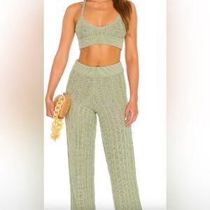 REVOLVE Tularosa Knit 2-piece Set - Sage (S)